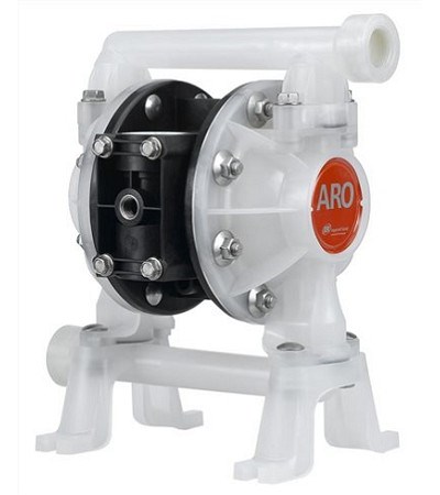 ARO EXP 3/4吋塑膠隔膜泵產品照片，專為酸鹼化學液體輸送設計